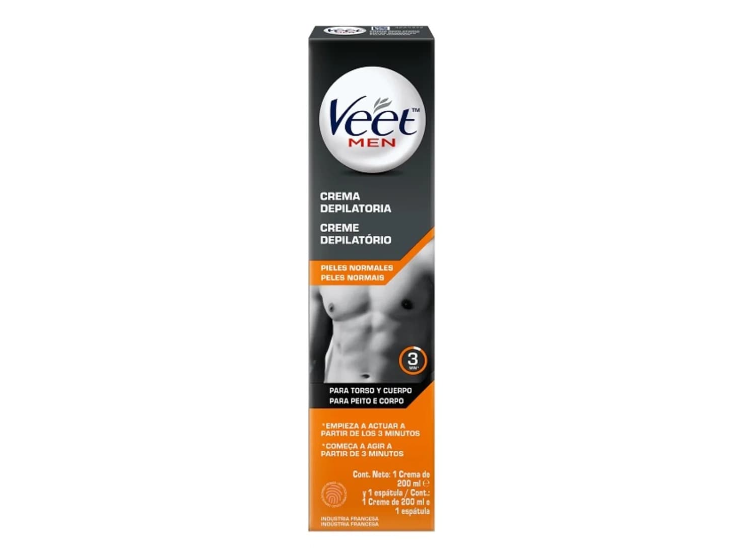 Creme Depilatório Veet Men Pele Normal 200ml